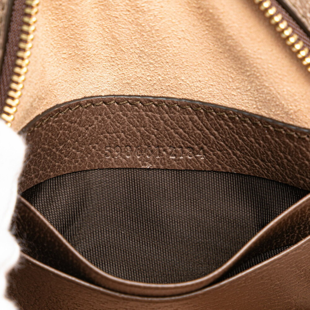 GUCCI Authentic Brown Leather Backpack - Picture 9 of 10